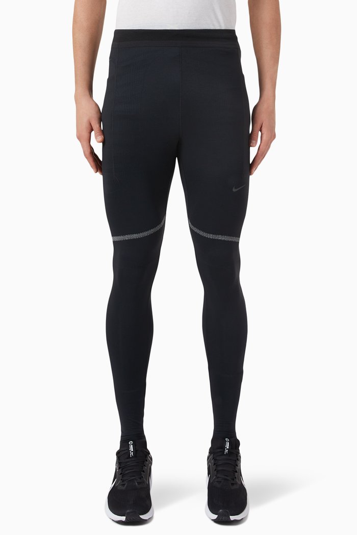 

Run Division Tights in Nylon Blend, Black