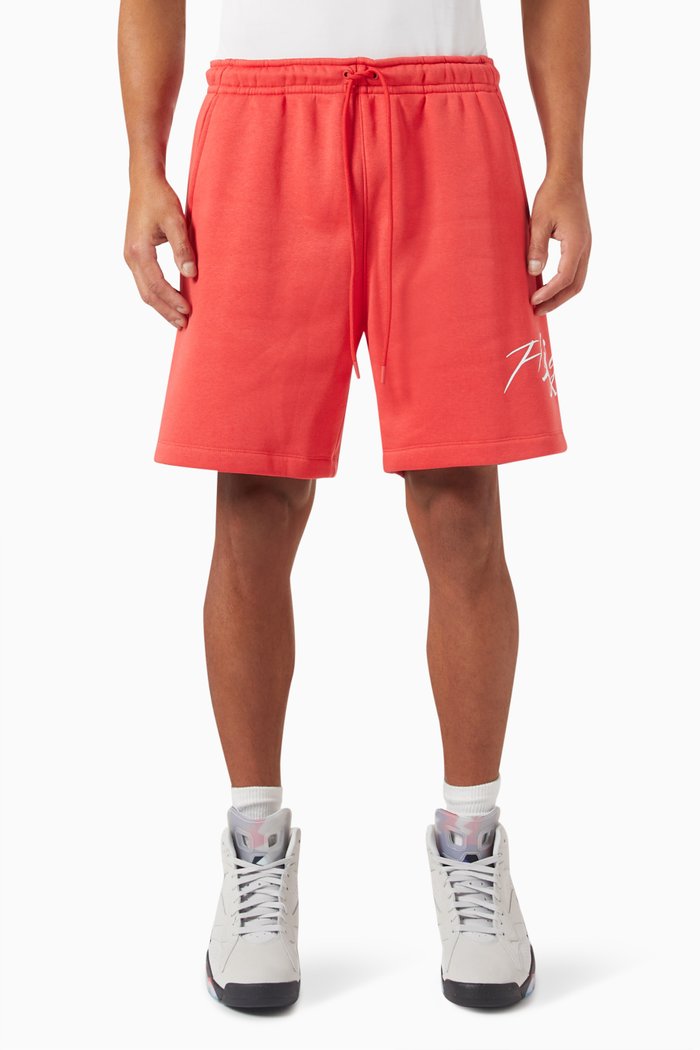 

Jordan Brooklyn Shorts in Cotton Blend Fleece, Red