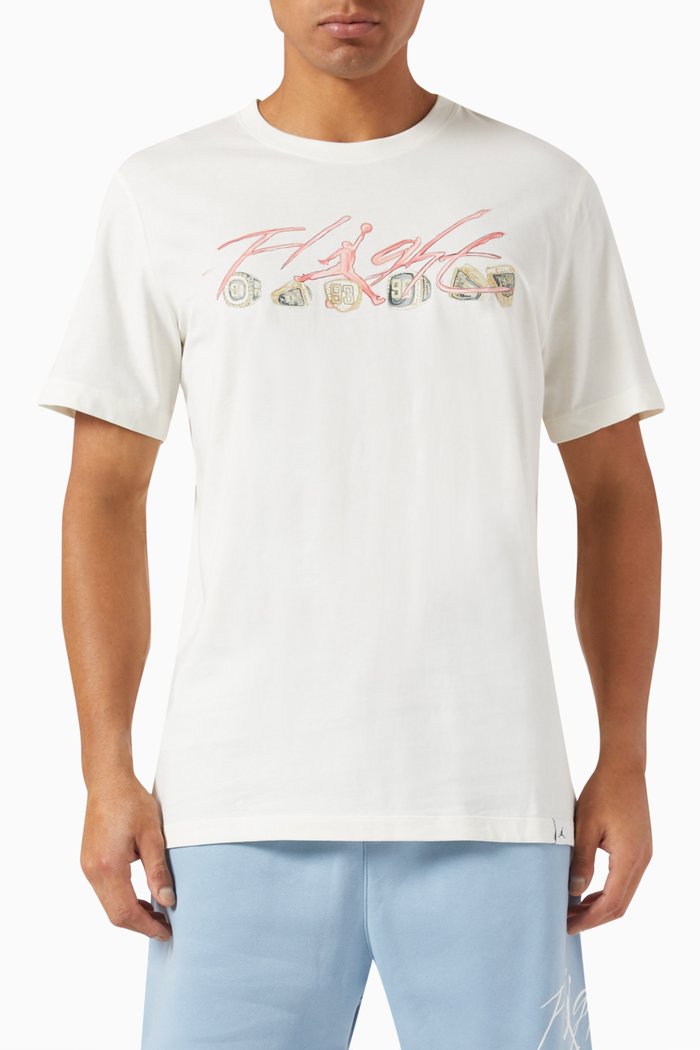 

Jordan Flight Essentials Graphic T-shirt in Cotton, Neutral