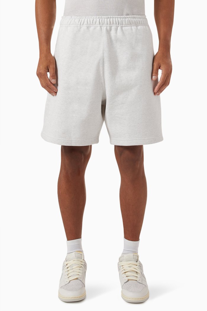 

Solo Swoosh Shorts in Cotton Blend Fleece, Grey