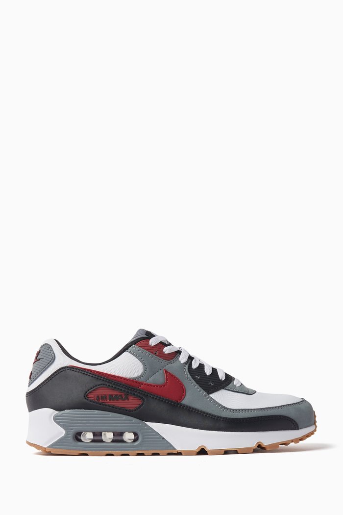 

Air Max 90 Sneakers in Leather, White