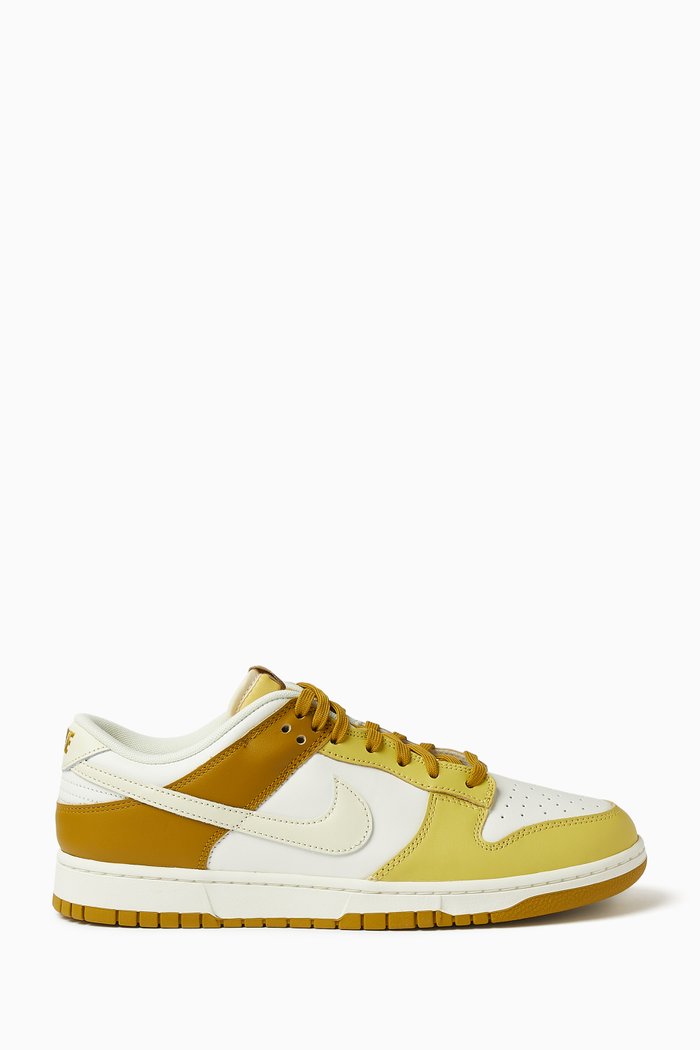 

Dunk Low Retro Sneakers in Leather, Brown