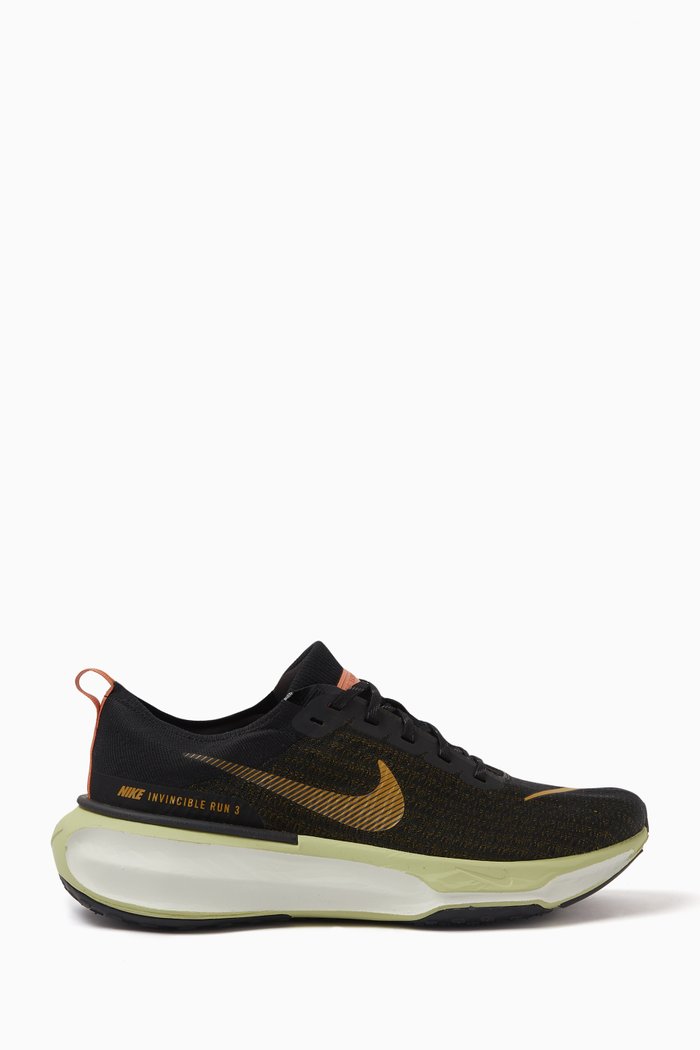 

Nike ZoomX Invincible Run Sneakers in Mesh, Black