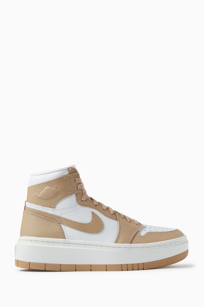 

Air Jordan 1 Elevate High Sneakers in Leather, Neutral