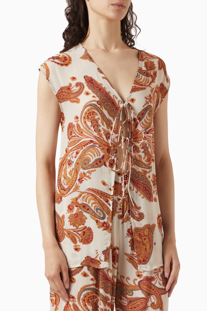 

Ionica Top in Rayon-georgette, Multicolour
