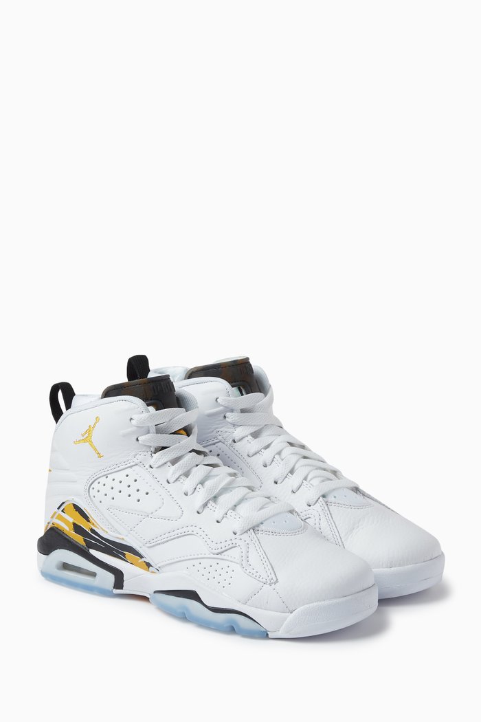 

Jordan MVP Sneakers in Leather, White