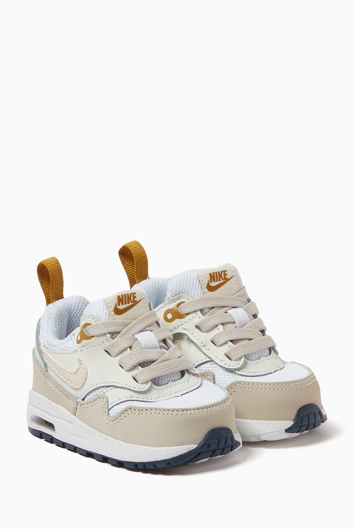 

Air Max 1 EasyOn Sneakers in Leather, White
