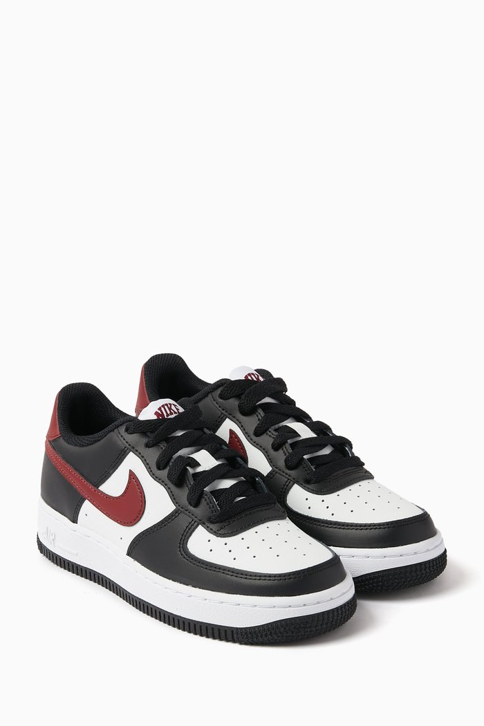 

Kids Air Force 1 Sneakers in Leather, Black
