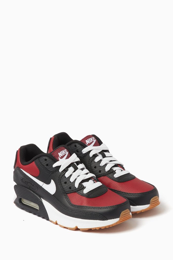 

Kids Air Max 90 LTR Sneakers in Leather, Black