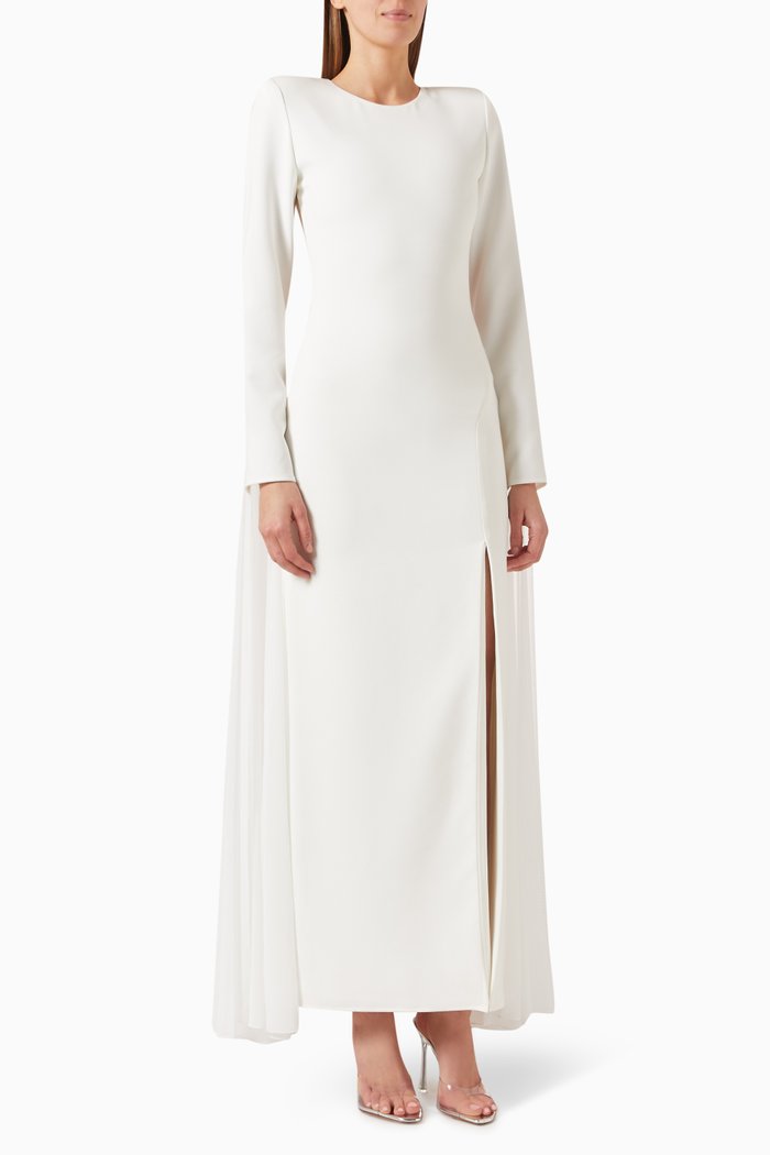 

T-shirt Corset Maxi Dress, White