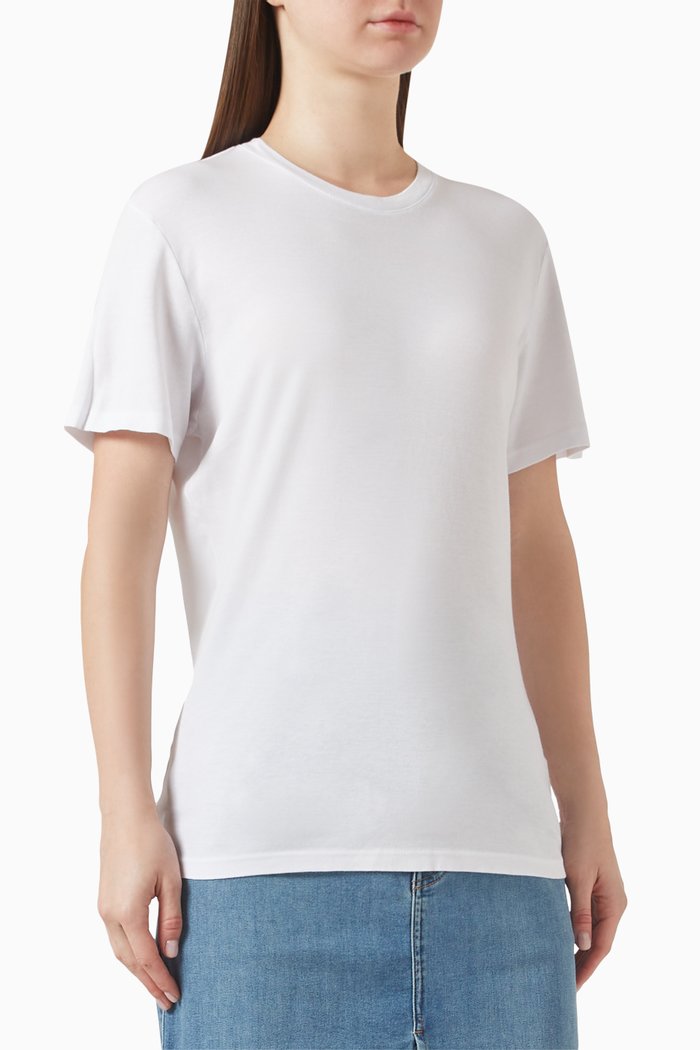 

Oversized Classic T-shirt in Supima Cotton, White
