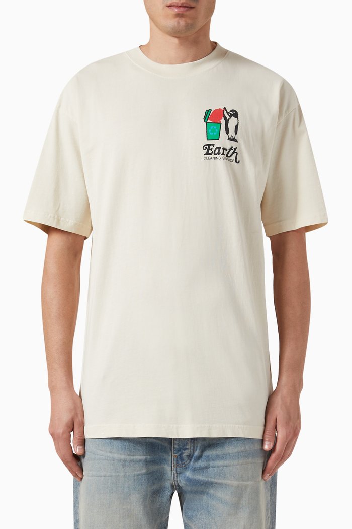Cleaning Service T-shirt in Cotton-jersey, Neutral