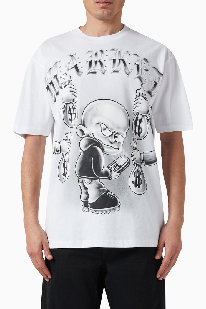 

Content Creator T-shirt in Cotton-jersey, White