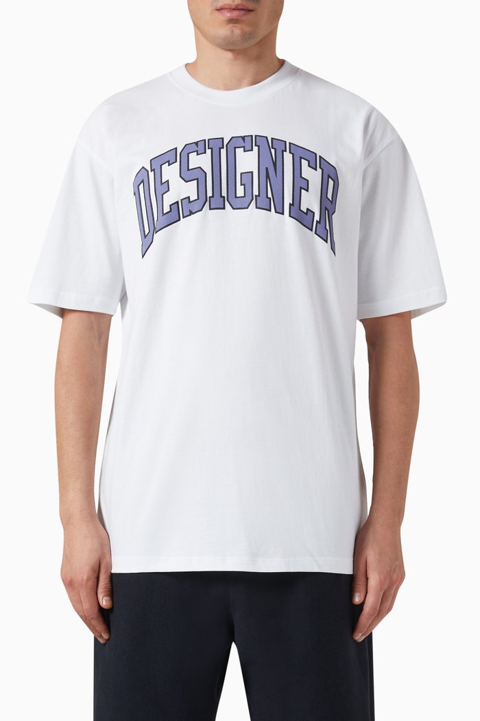 

Designer Arc T-shirt in Cotton-jersey, White