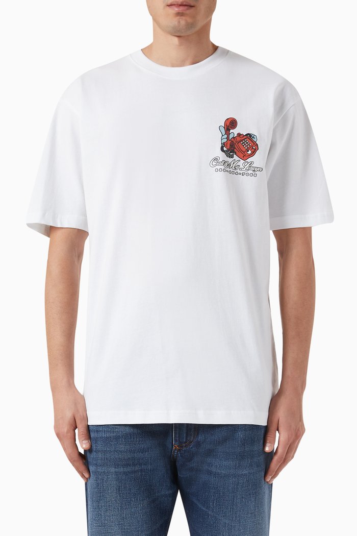 

Fear My Lawyer T-shirt in Cotton-jersey, White