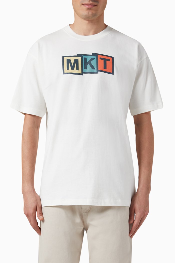 

MKT Fold T-shirt in Cotton-jersey, White