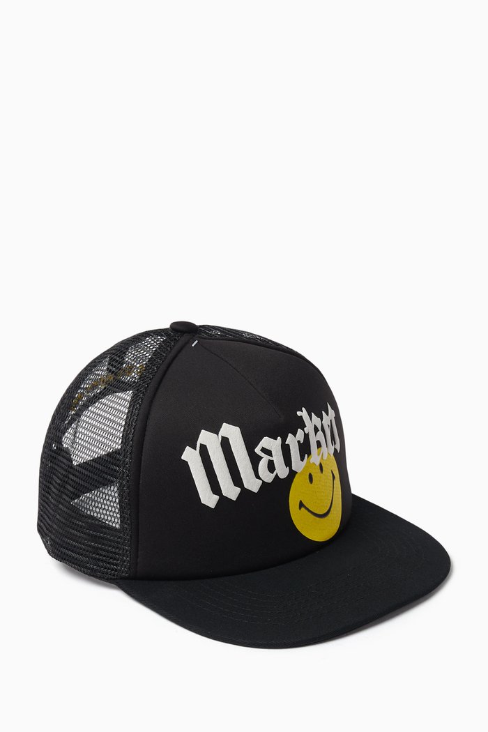

Smiley® Gothic Trucker Hat, Black