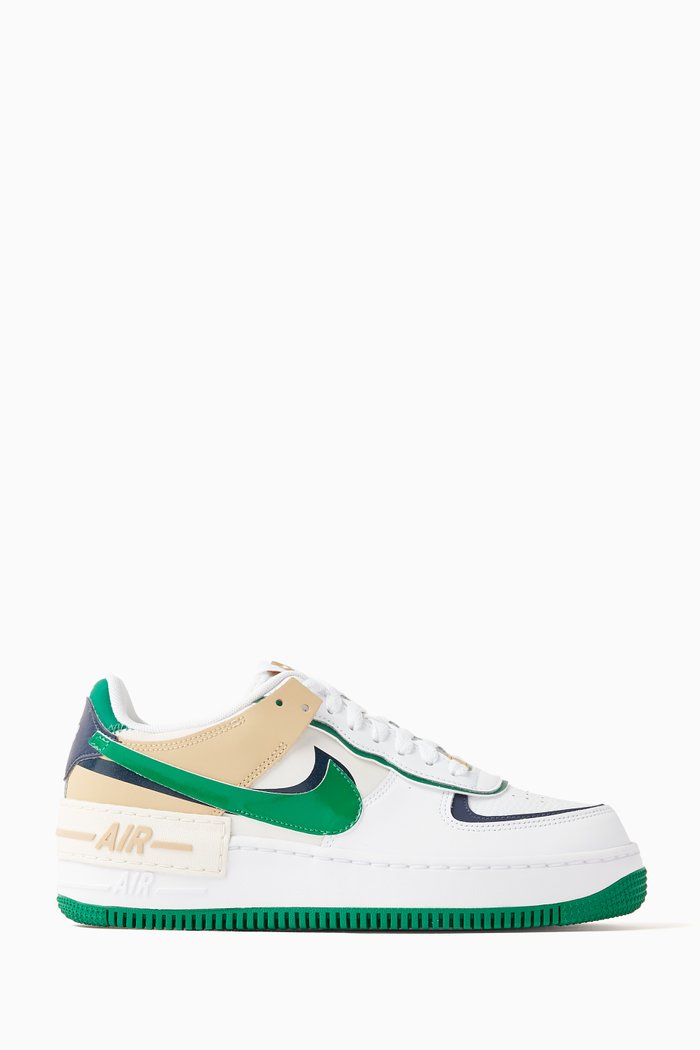

Air Force 1 Shadow Sneakers in Leather, Blue