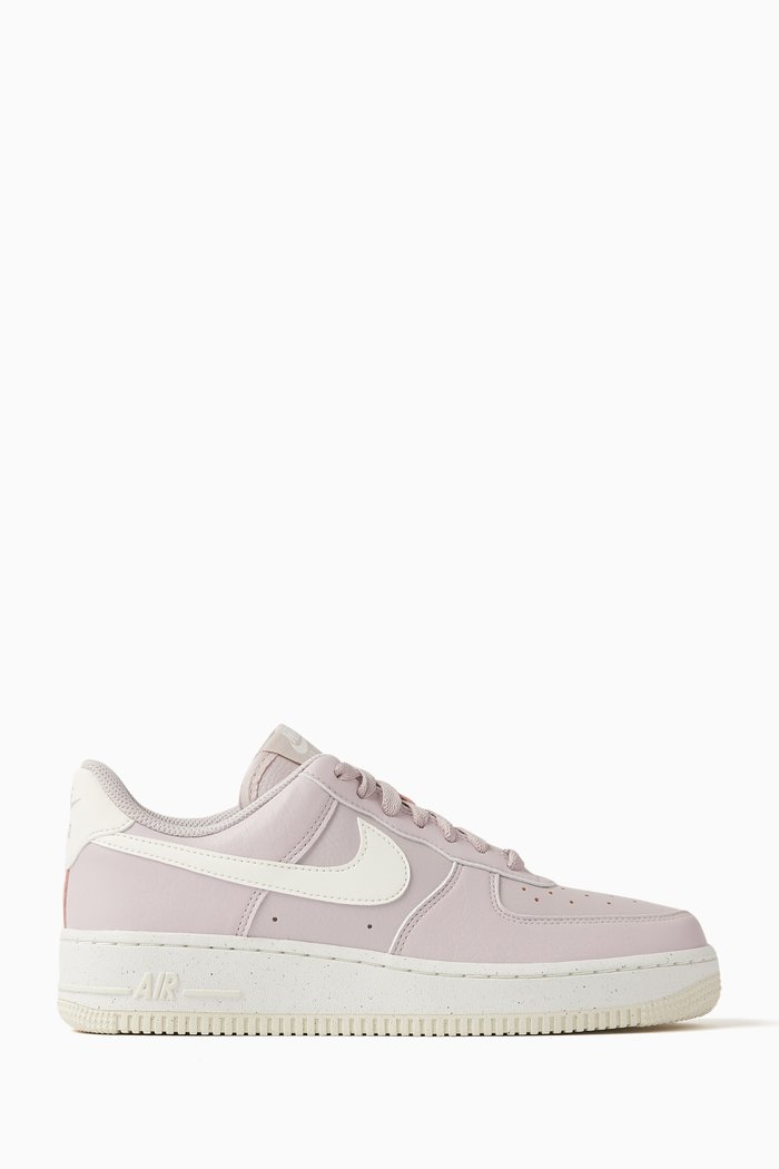 

Air Force 1 '07 Sneakers in Leather, Purple