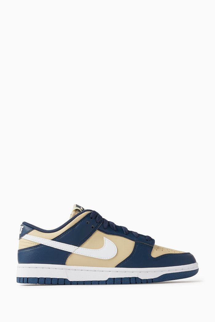 

Dunk Low Sneakers in Leather, Blue