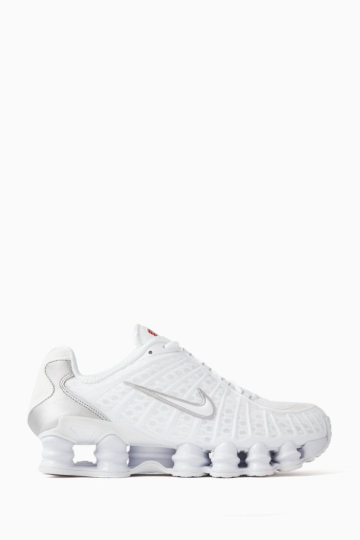 

Shox TL Sneakers in Mesh, White