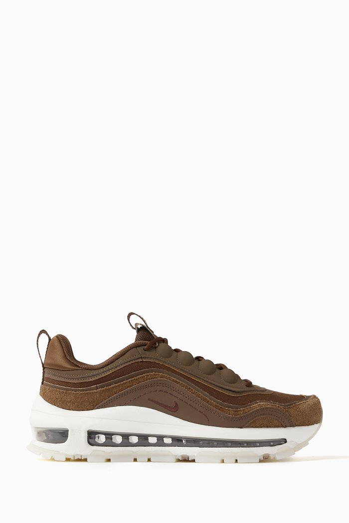 

Air Max 97 Sneakers in Leather, Brown