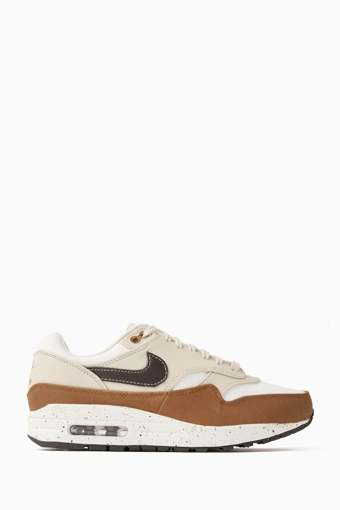 

Air Max 1 '87 Sneakers in Leather & Suede, Brown