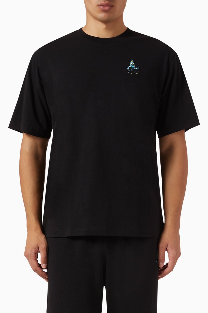 Skate Cone T-shirt in Cotton Jersey, Black