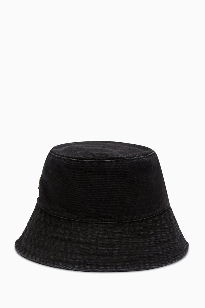 

Bucket Hat in Denim, Black