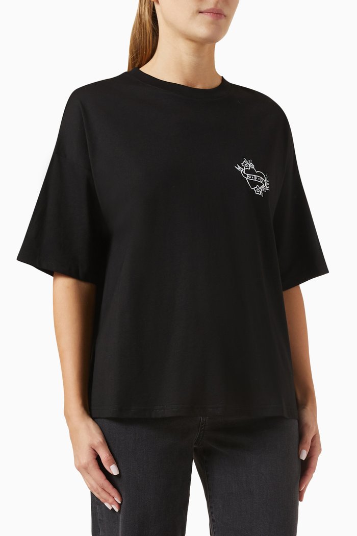 

Logo T-shirt in Jersey, Black