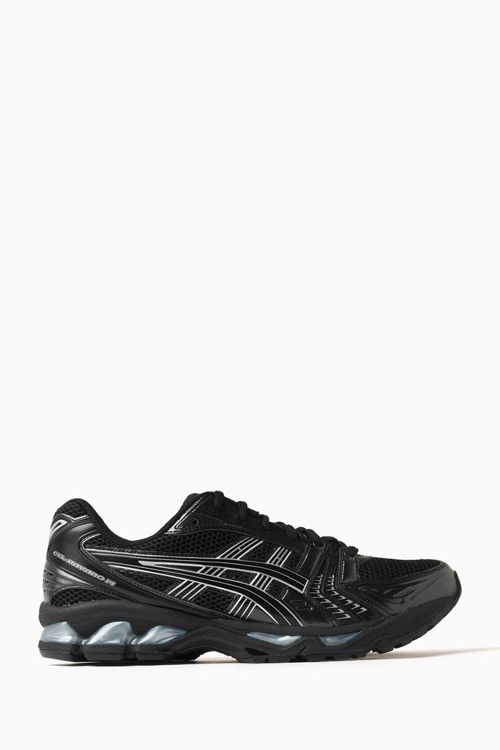 

Gel-Kayano 14 Sneakers in Leather & Mesh, Black