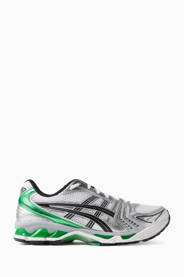 

Gel-Kayano 14 Sneakers in Leather & Mesh, White