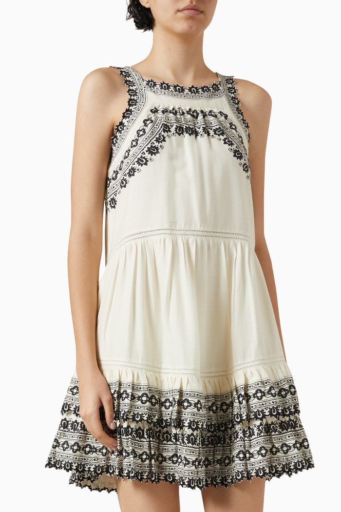 

Amina Tank Dress in Cotton, White