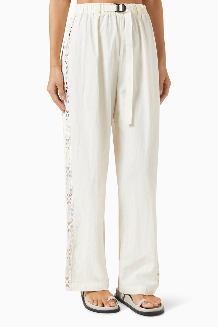 

Anisley Windbreaker Pants in Nylon, Neutral