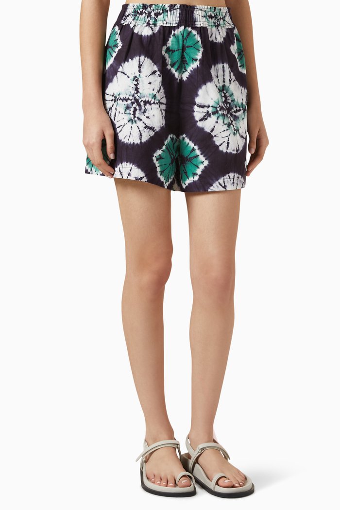 

Aveline Shorts in Cotton, Blue