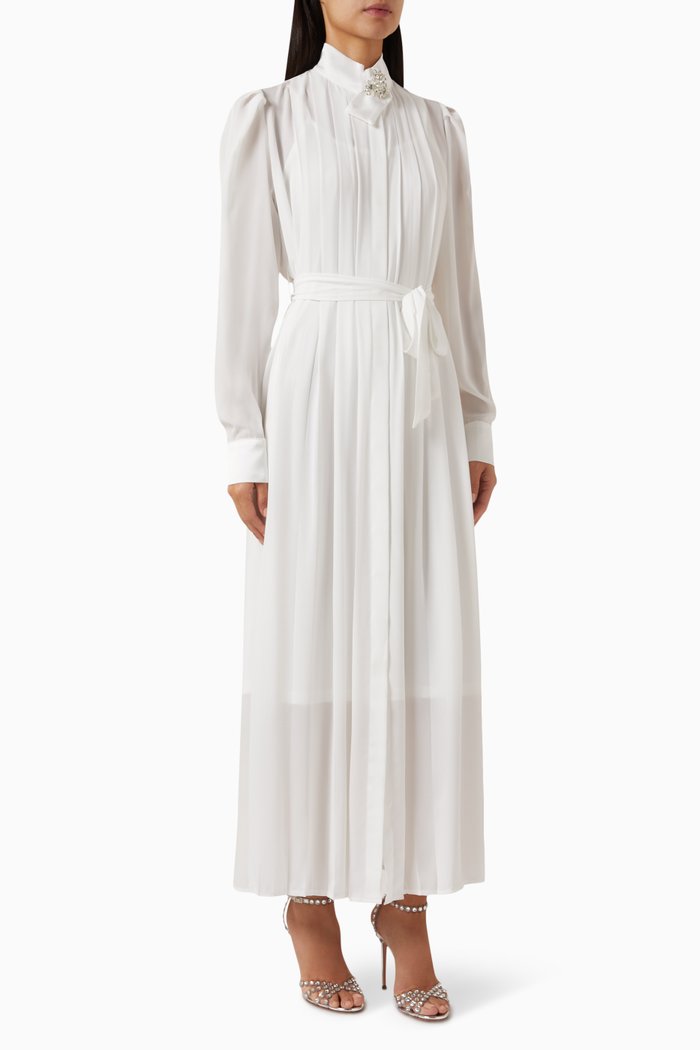 

Belted Maxi Dress, Neutral