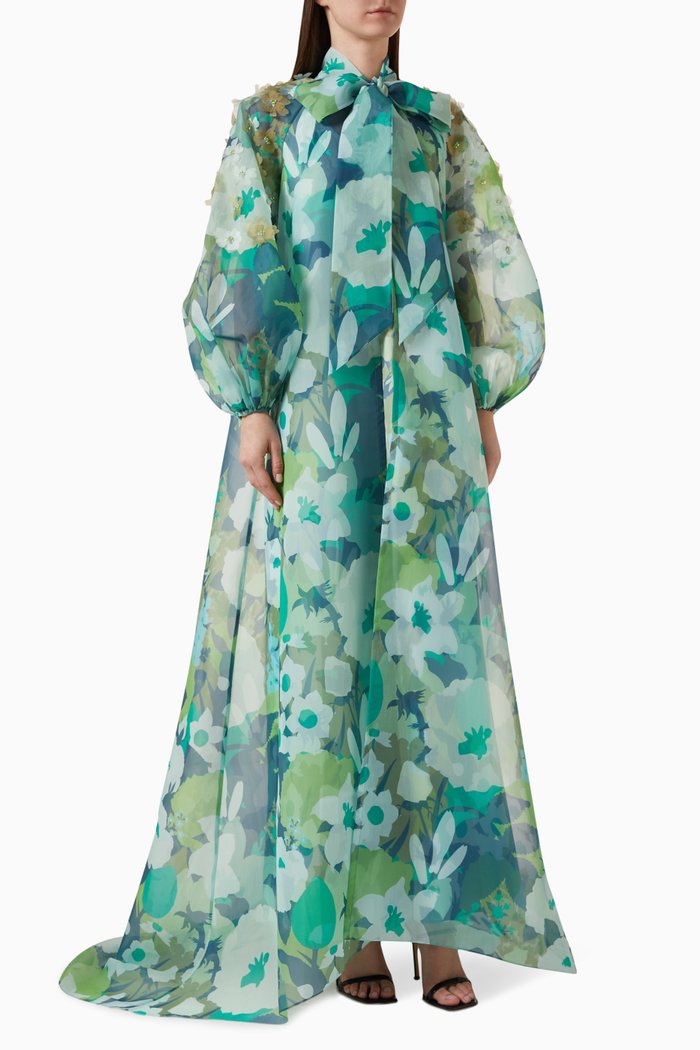 

Gardenia-B Dress in Organza, Green