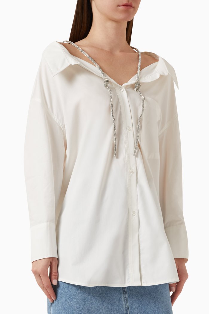

Beaded Rope Detail Tunic, White