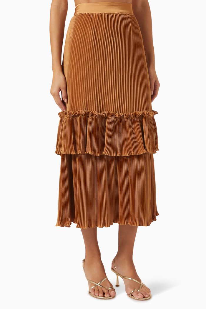 

Double-tiered Skirt, Neutral