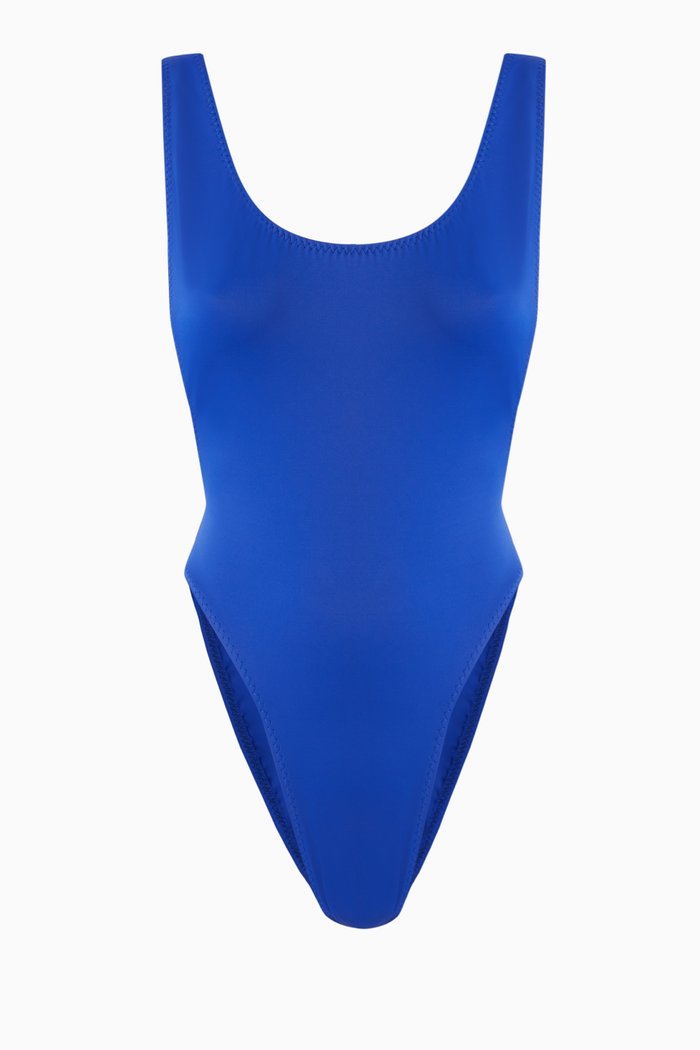 

Marissa One-piece Swimsuit in Nylon Lycra, Blue