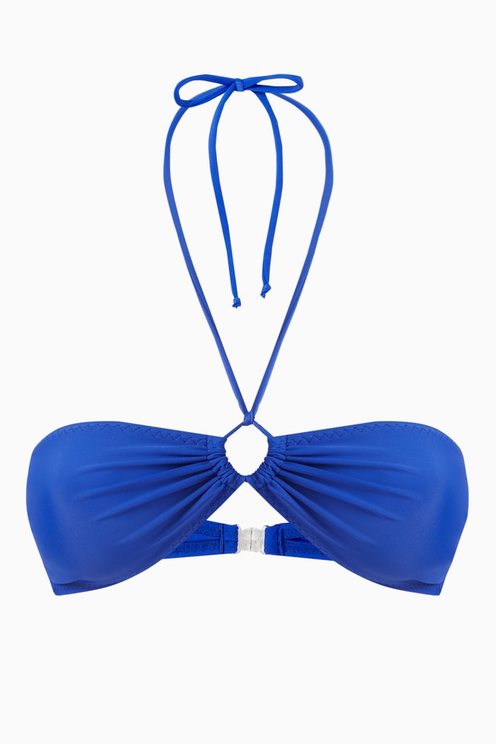 

Jason Bikini Bra in Nylon, Blue