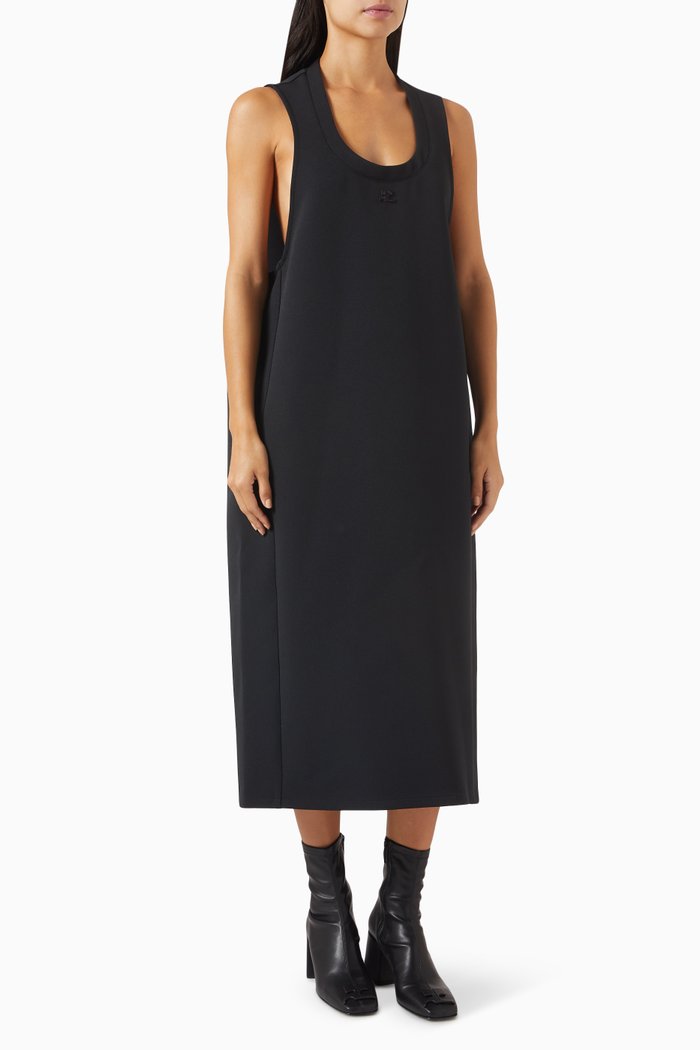 Holistic Midi Dress, Black