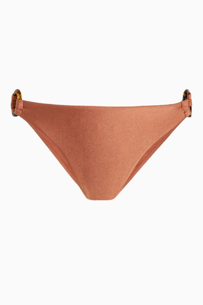 

The Maia O-ring Bikini Briefs, Brown