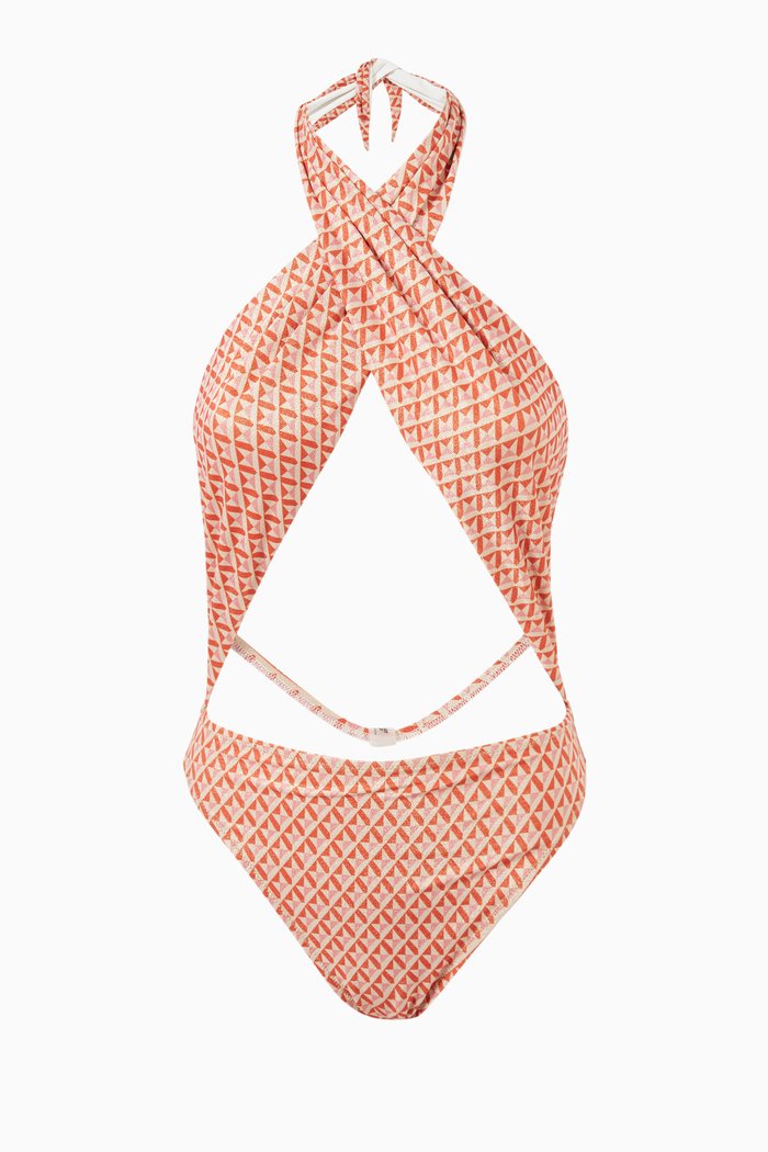 

Italian Stallion One-piece Swimsuit in Stretch Nylon, Multicolour
