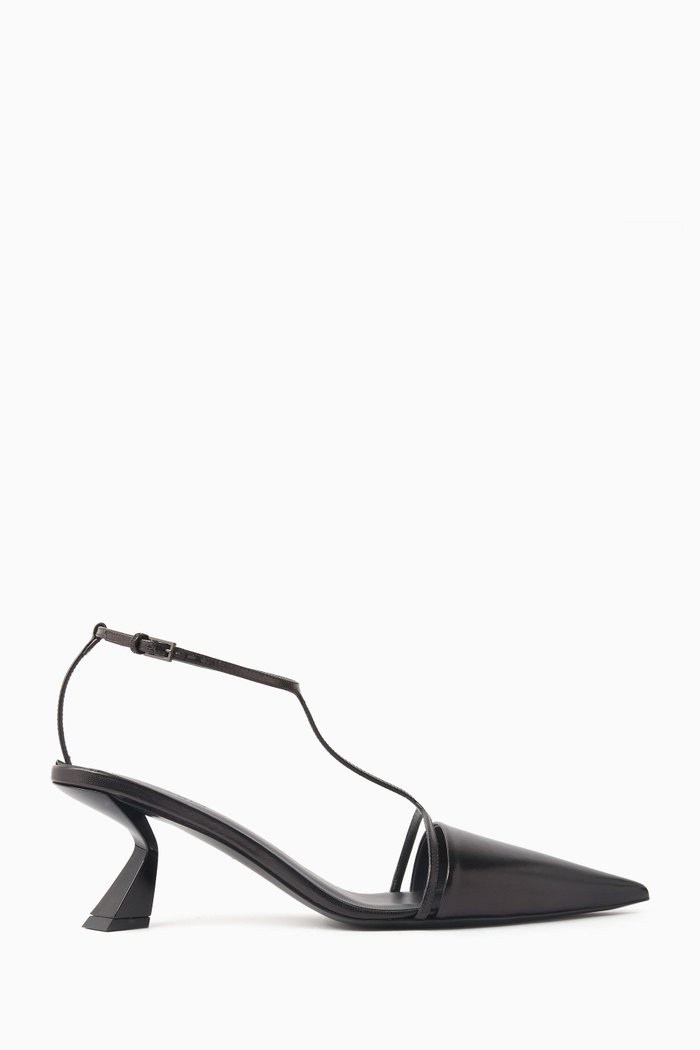 

Ankle-strap 65 Pumps in Leather, Black