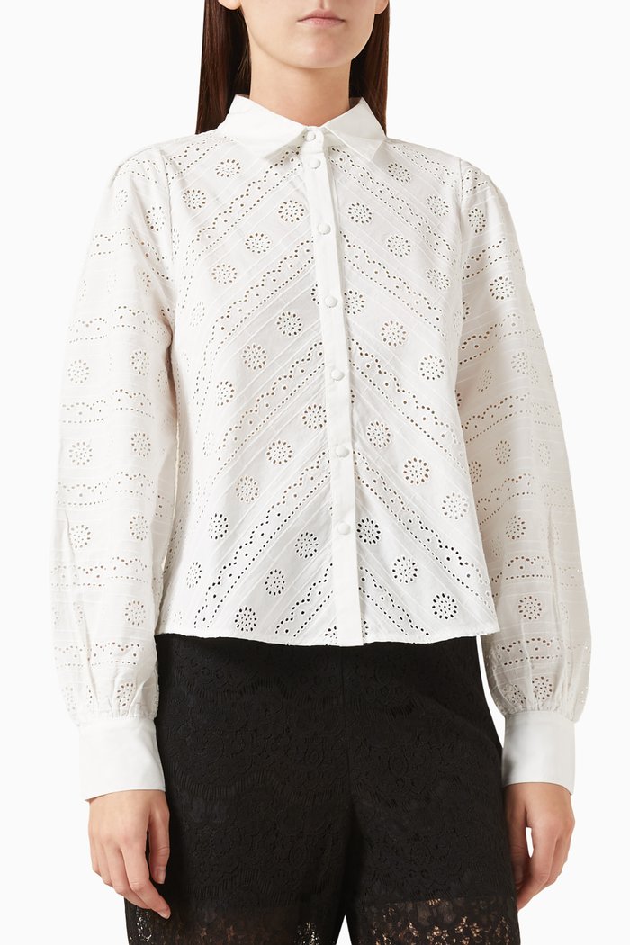

Yaselodie Shirt in Organic Cotton, Neutral