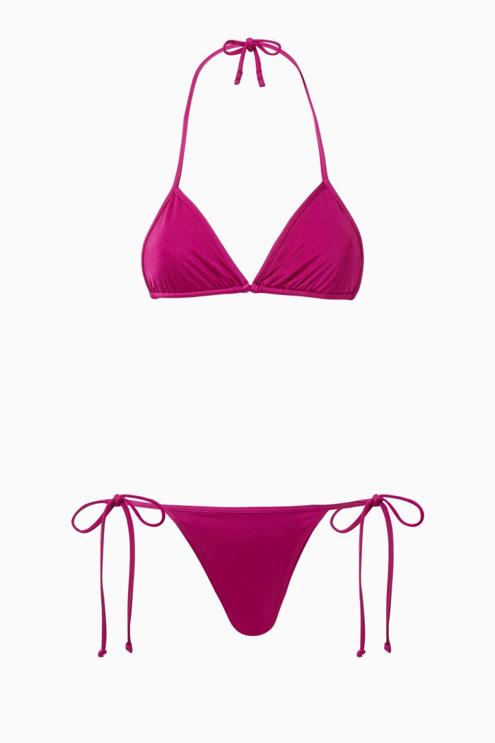 

Oldie Two-piece Bikini Set in Stretch Nylon, Purple