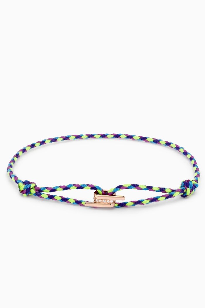 

Forget me Knot Diamond Bracelet in 18kt Rose Gold