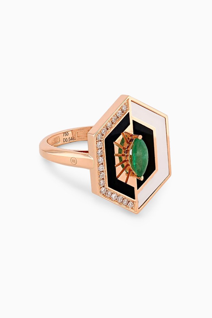 

Shine on Multi-stone Ring in 18kt Rose Gold