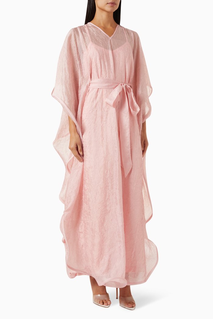 

Begonia Kaftan in Chiffon, Pink